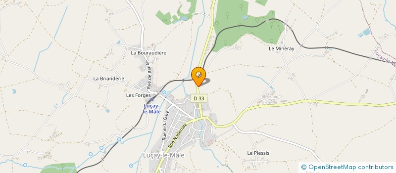 localisation de l'entreprise GFA DE LA DIONNE à LUCAY-LE-MALE