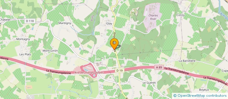 localisation de l'entreprise GFA DE LA DONCHERE  SAINT-GERMAIN-NUELLES