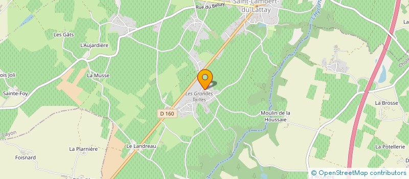 localisation de l'entreprise GFA DE LA DUCQUERIE  VAL-DU-LAYON