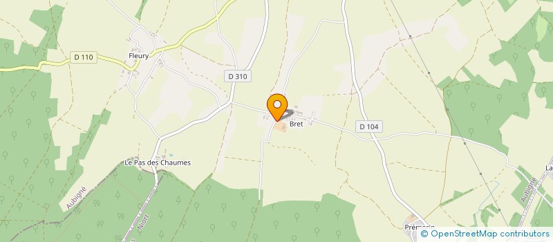 localisation de l'entreprise GFA DE LA FAISANDERIE  VILLEMAIN