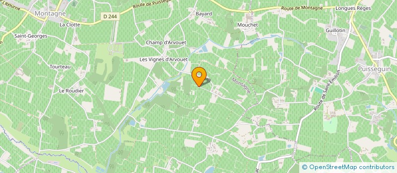 localisation de l'entreprise GFA DE LA FAMILLE BAUDET  MONTAGNE