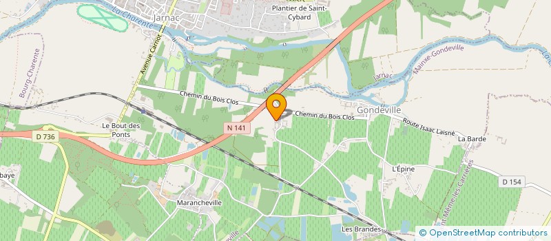 localisation de l'entreprise GFA DE LA FAMILLE PICARD à BOURG-CHARENTE