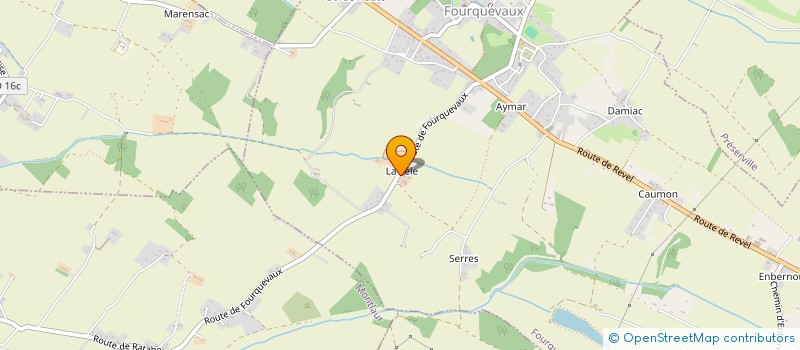 localisation de l'entreprise GFA DE LA FELE  FOURQUEVAUX