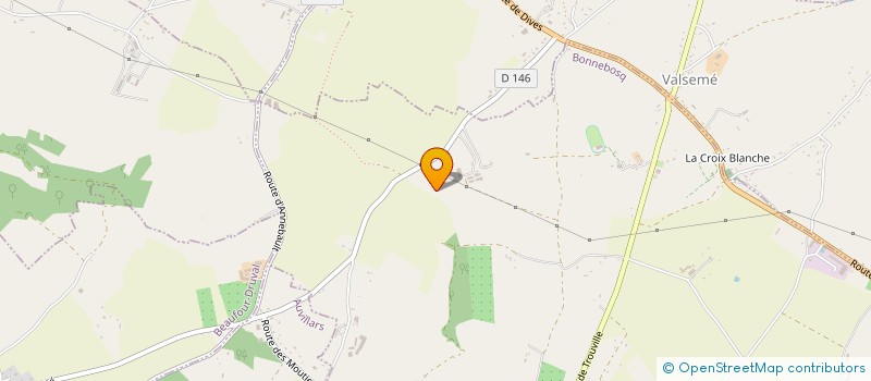 localisation de l'entreprise GFA DE LA FERME  BEAUFOUR-DRUVAL