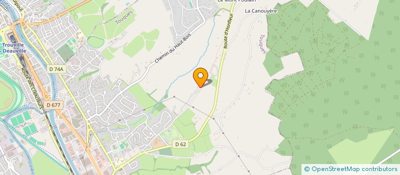 localisation de l'entreprise GFA DE LA FERME AUX BICHES  ENGLESQUEVILLE-EN-AUGE