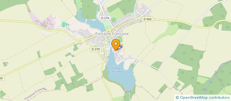 localisation de l'entreprise GFA DE LA FERME D'ILLY  FONTAINE-FRANCAISE