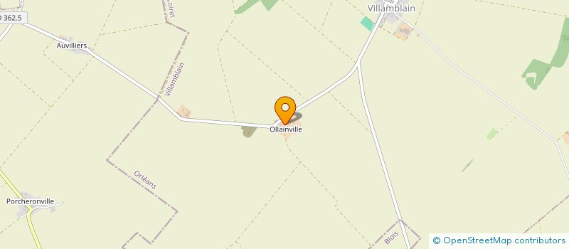 localisation de l'entreprise GFA DE LA FERME D'OLLAINVILLE à VILLAMBLAIN