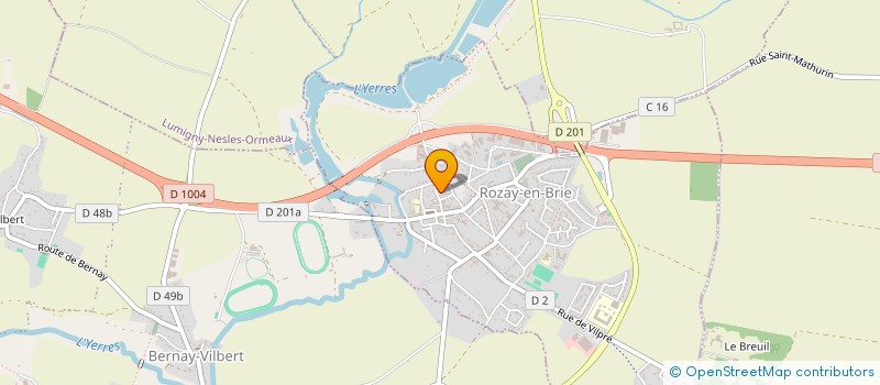 localisation de l'entreprise GFA DE LA FERME DE BEAUDESIR  ROZAY-EN-BRIE