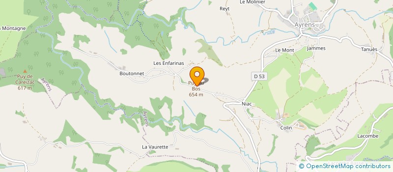 localisation de l'entreprise GFA DE LA FERME DE BIOUR à CRANDELLES