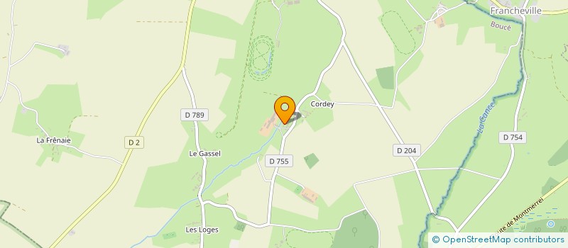 localisation de l'entreprise GFA DE LA FERME DE CORDEI à BOISCHAMPRE