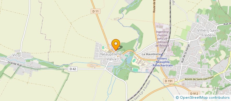 localisation de l'entreprise GFA DE LA FERME DE L'ABBAYE  NEAUPHLE-LE-VIEUX