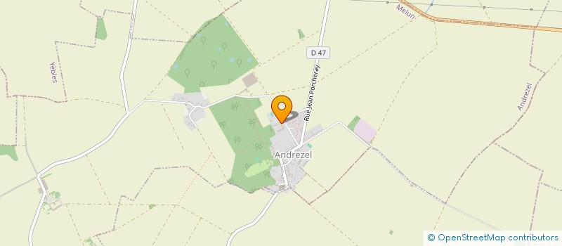 localisation de l'entreprise GFA  DE LA FERME DE LA BORDE  ANDREZEL