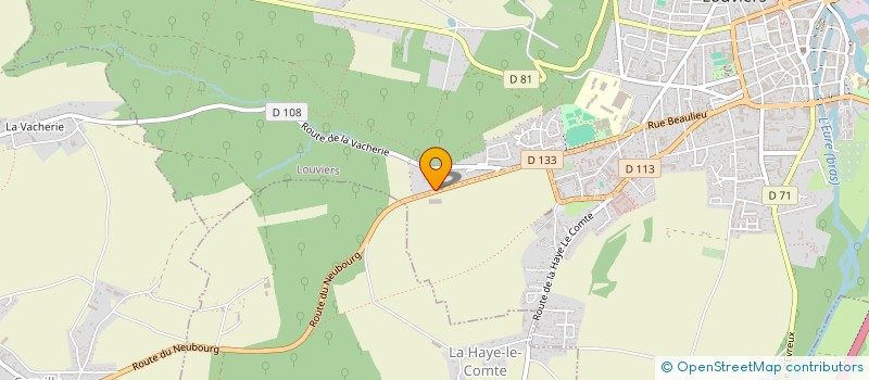 localisation de l'entreprise GFA DE LA FERME DE LA CARRIERE à LOUVIERS