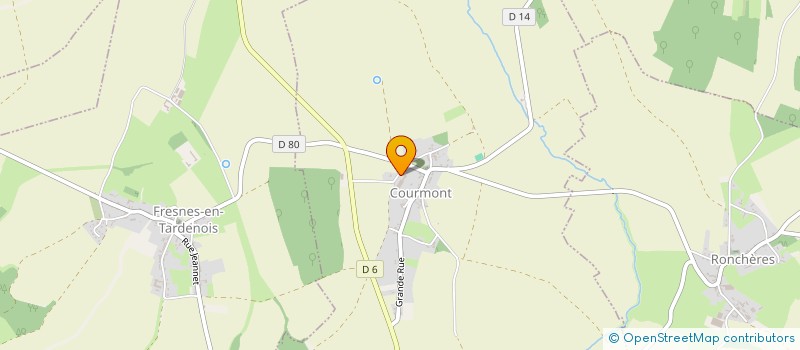 localisation de l'entreprise GFA DE LA FERME DE LA CROIX  CRAMAILLE