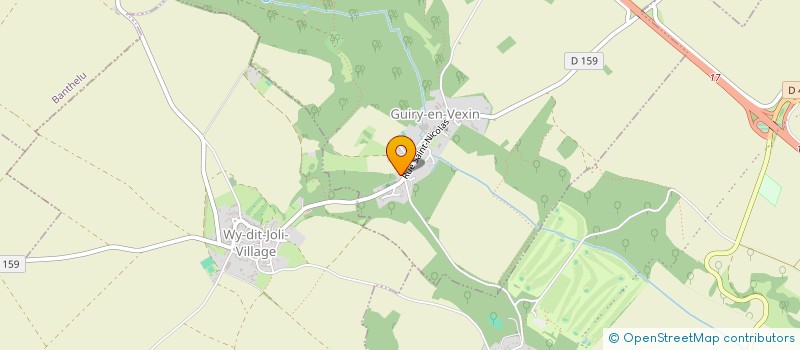 localisation de l'entreprise GFA DE LA FERME DE LA NOUROTTE  GUIRY-EN-VEXIN