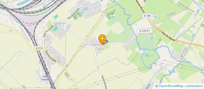 localisation de l'entreprise GFA DE LA FERME DE LA TOUR  NIELLES-LES-CALAIS