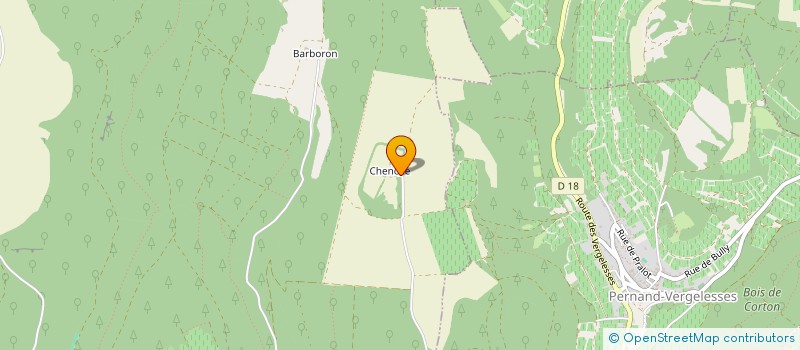 localisation de l'entreprise GFA DE LA FERME DE LA TRENTINIERE  BOUILLAND