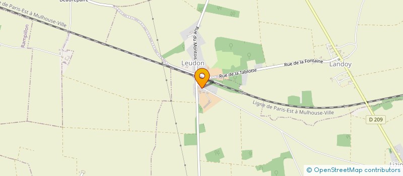 localisation de l'entreprise GFA DE LA FERME DE MEIGNEUX  LIZINES