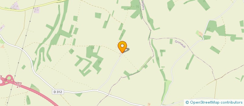 localisation de l'entreprise GFA DE LA FERME DE NOIRET  NITRY