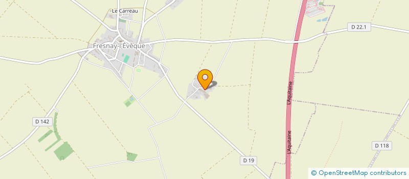 localisation de l'entreprise GFA DE LA FERME DE PITHEAUX à FRESNAY-L'EVEQUE