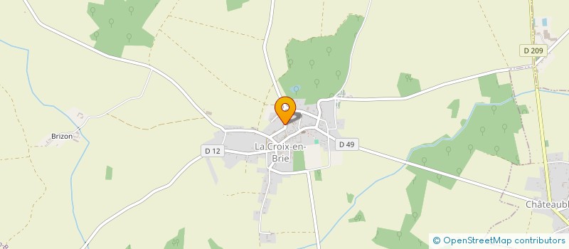 localisation de l'entreprise GFA DE LA FERME DE SAUSSOY à LA CROIX-EN-BRIE