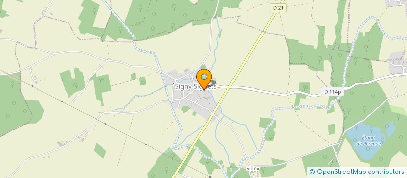 localisation de l'entreprise GFA DE LA FERME DE SIGNETS  SIGNY-SIGNETS