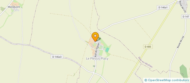 localisation de l'entreprise GFA DE LA FERME DE TRESLONG 77440 LE PLESSIS PLACY  LE PLESSIS-PLACY