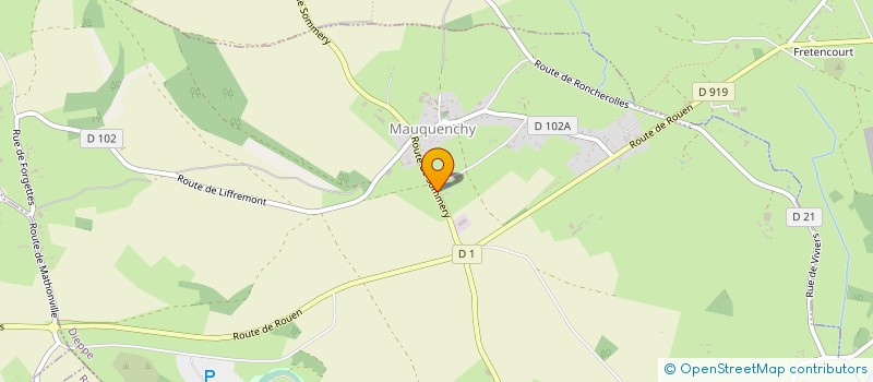 localisation de l'entreprise GFA DE LA FERME DES BOIS  MAUQUENCHY