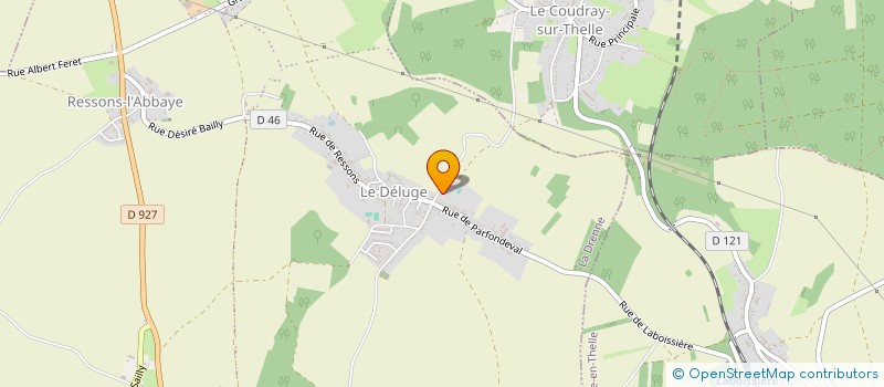 localisation de l'entreprise GFA DE LA FERME DU CHATEAU  SAINT-CREPIN-IBOUVILLERS