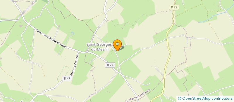 localisation de l'entreprise GFA DE LA FERME DU CLOS NORMAND  LE MESNIL-SAINT-JEAN