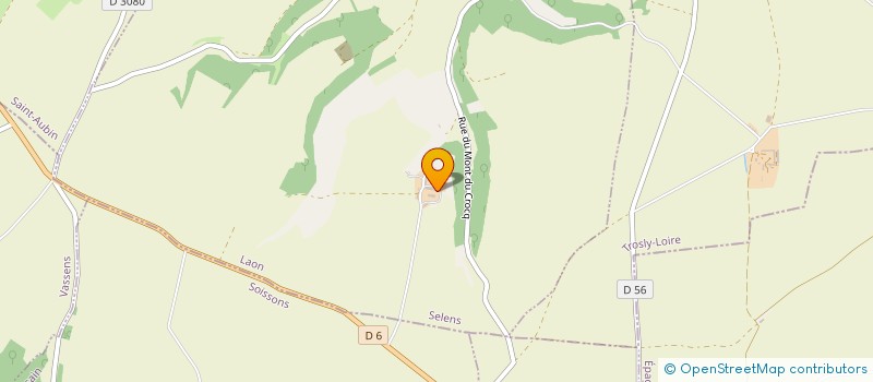 localisation de l'entreprise GFA DE LA FERME DU MONT DU CROCQ  SELENS