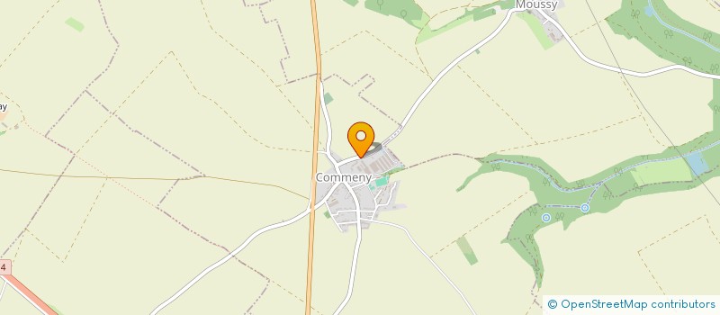 localisation de l'entreprise GFA DE LA FERME DU PLESSIS  COMMENY