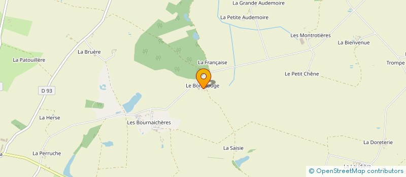 localisation de l'entreprise GFA DE LA FERME GALLAND  BETZ-LE-CHATEAU