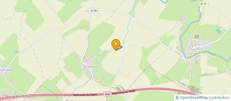 localisation de l'entreprise GFA DE LA FEUILLEE à MAGNY