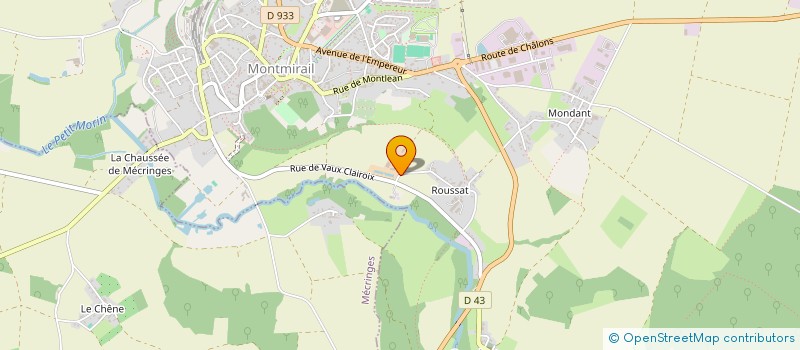 localisation de l'entreprise GFA DE LA FOLIE  MONTMIRAIL