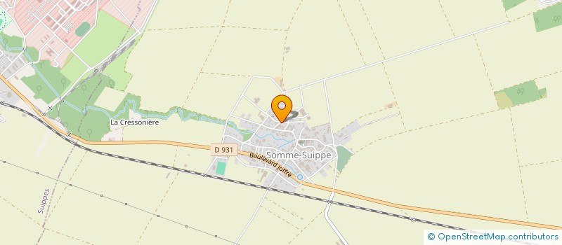 localisation de l'entreprise GFA DE LA FONTAINE à SOMME-SUIPPE