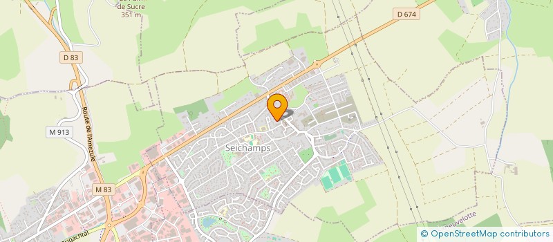 localisation de l'entreprise GFA DE LA FONTAINE  SEICHAMPS