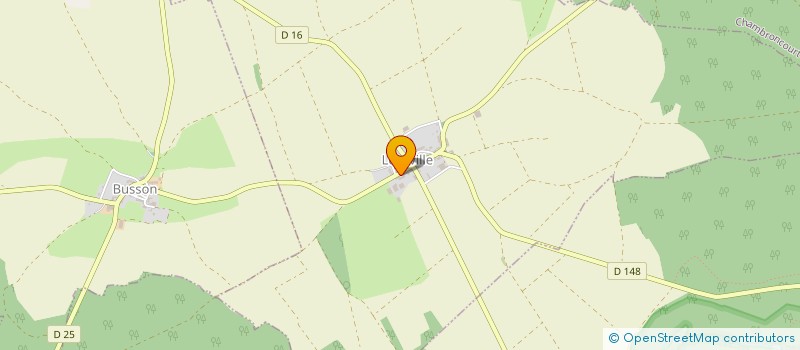 localisation de l'entreprise GFA DE LA FONTAINE  LEURVILLE