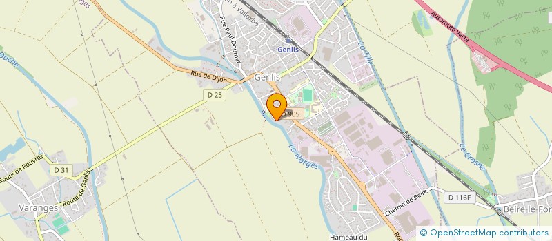 localisation de l'entreprise GFA DE LA FONTAINE  LONGECOURT-EN-PLAINE