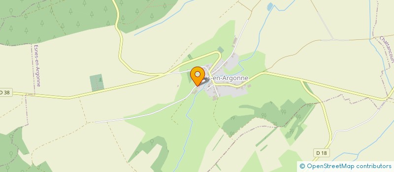 localisation de l'entreprise GFA DE LA FONTAINE AUX PIERRES à ESNES-EN-ARGONNE