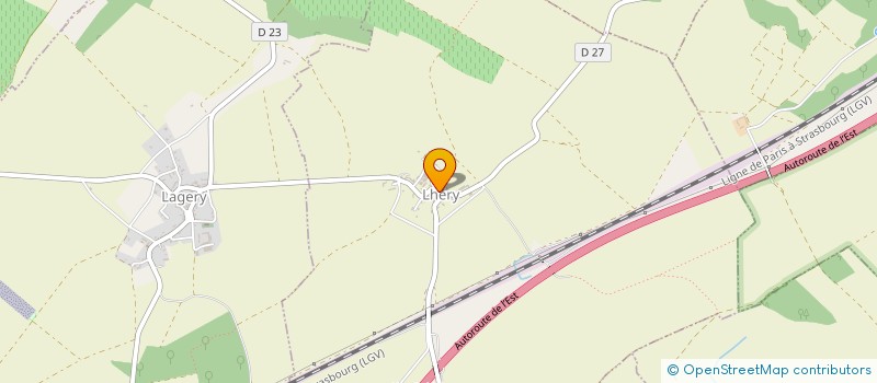 localisation de l'entreprise GFA DE LA FONTAINE NOE  LHERY