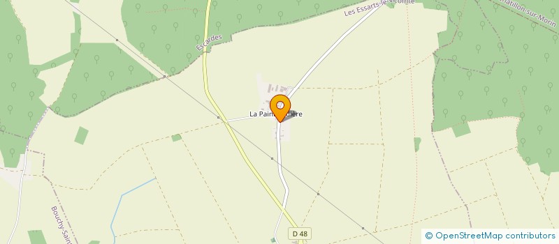 localisation de l'entreprise GFA DE LA FOSSE AUX ORMES  LES ESSARTS-LE-VICOMTE