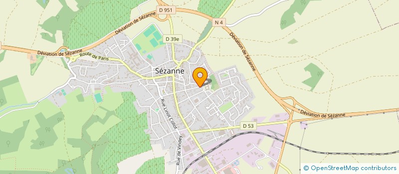 localisation de l'entreprise GFA DE LA FOSSE PAVEE à SEZANNE