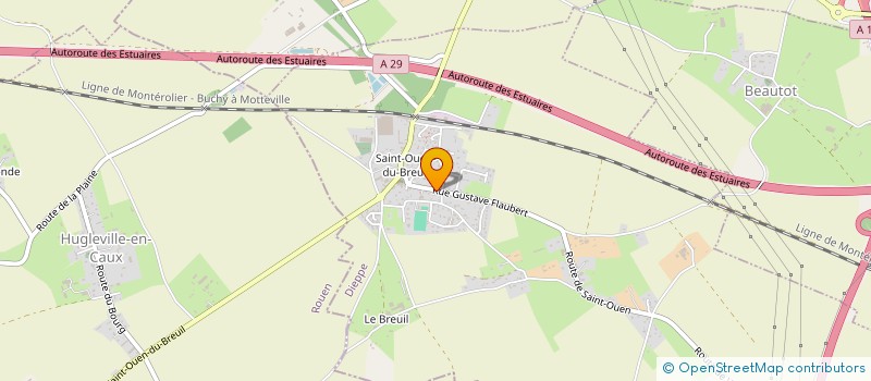 localisation de l'entreprise GFA DE LA FREDINIERE  SAINT-OUEN-DU-BREUIL