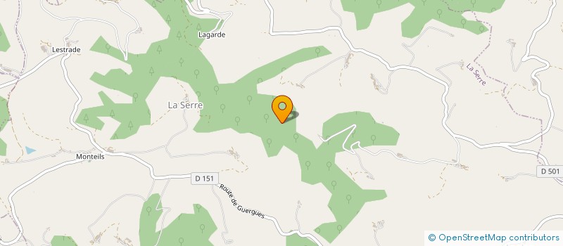 localisation de l'entreprise GFA DE LA FREGERE  POUSTHOMY