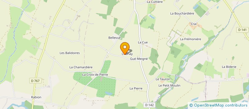 localisation de l'entreprise GFA DE LA FRENELLERIE  NOYANT-VILLAGES