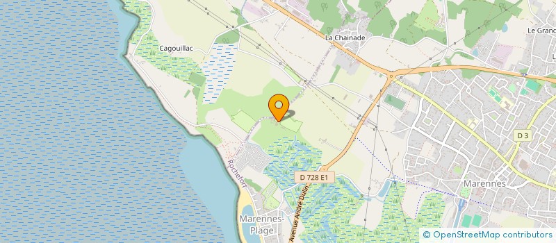 localisation de l'entreprise GFA DE LA FROMIGERE  MARENNES-HIERS-BROUAGE