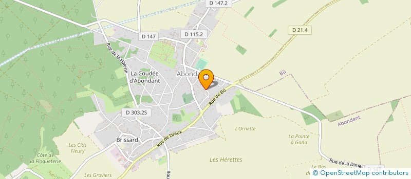 localisation de l'entreprise GFA DE LA FUTAIE à BOUTIGNY PROUAIS
