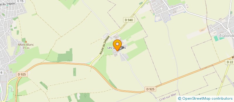 localisation de l'entreprise GFA DE LA FUTAIE  CRIEL-SUR-MER