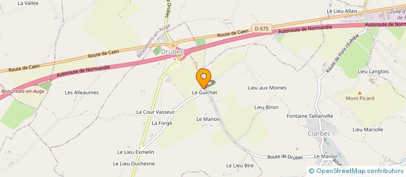 localisation de l'entreprise GFA DE LA GABELLERIE  SAINT-JULIEN-SUR-CALONNE